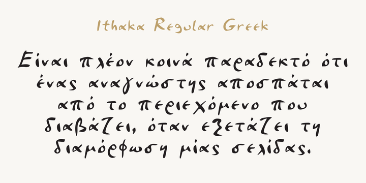 Ithaka Font Family插图2