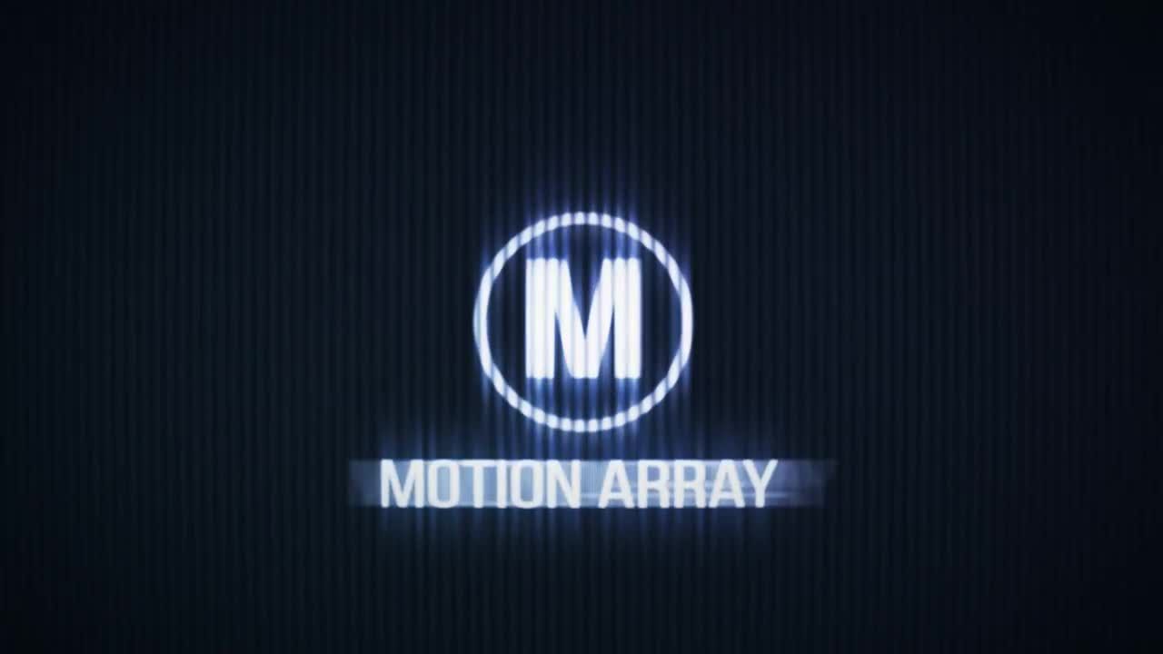 故障干扰画面演示文稿片头logo展示素材库精选AE模板