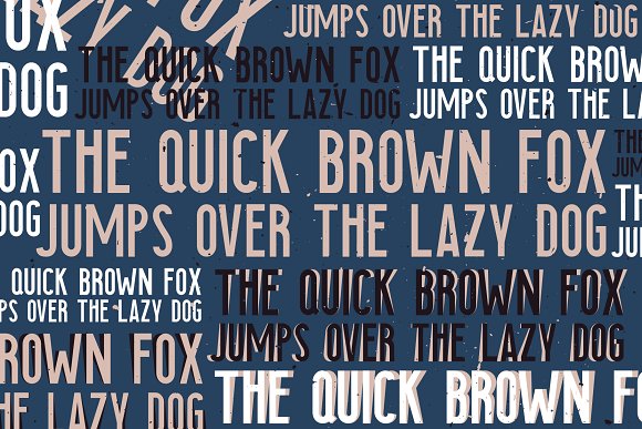 Searocks | A clean condensed font插图5