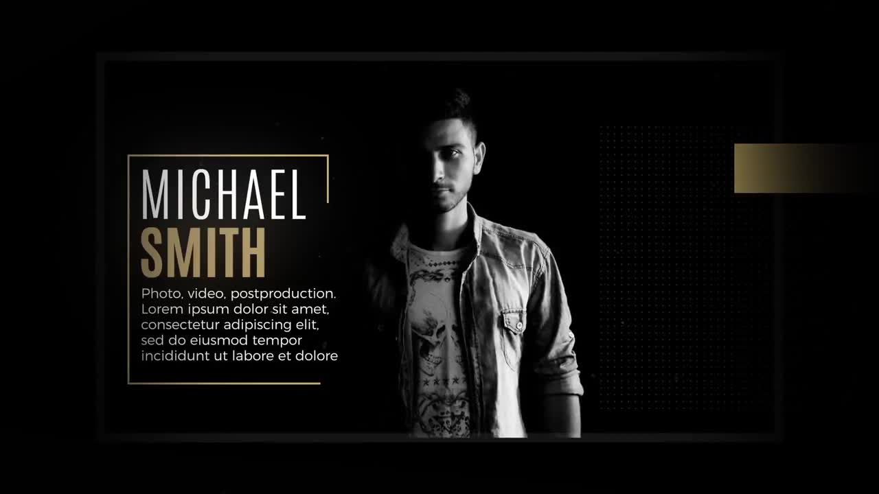 摄影师作品展示图文展示宣传视频素材库精选AE模板