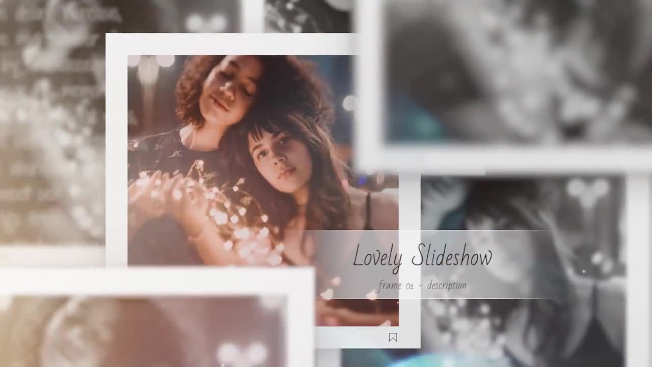 梦幻般的照片展示素材库精选PR模板