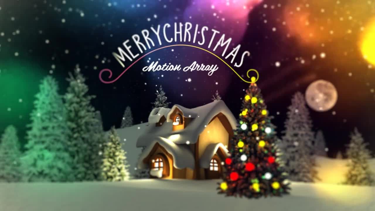 圣诞节揭幕战素材库精选AE模板