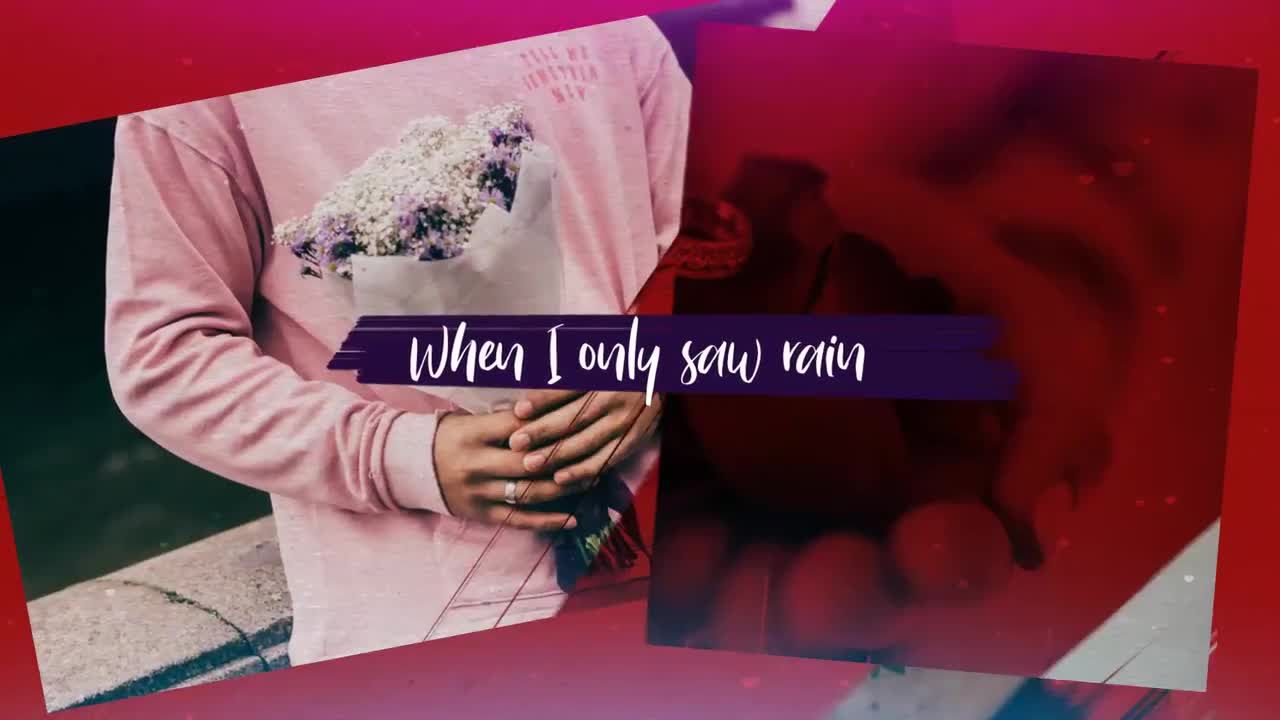 浪漫情人节宣传视频笔刷遮罩特效转场动画素材库精选AE模板