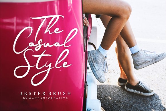 Jester Brush Font插图1