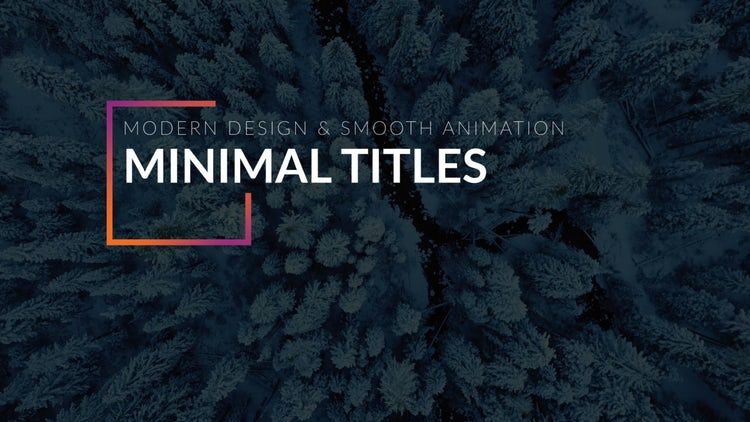 现代标题一种多功能的素材库精选AE模板