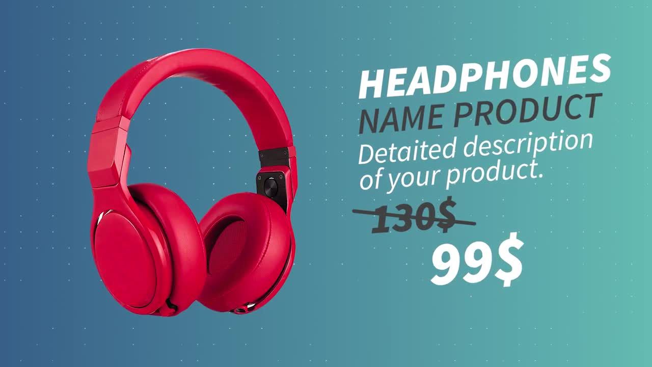 时尚创意的销售促销素材库精选AE模板