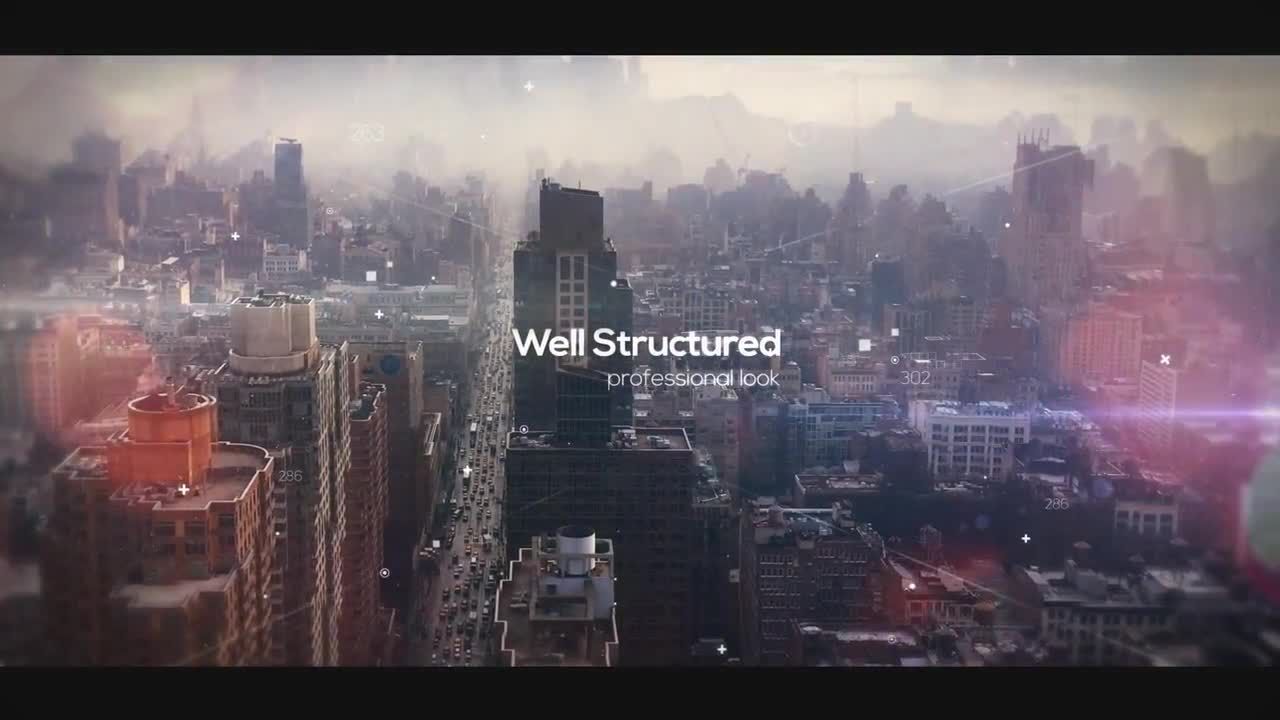 故障毛刺效果开场视频素材库精选AE模板