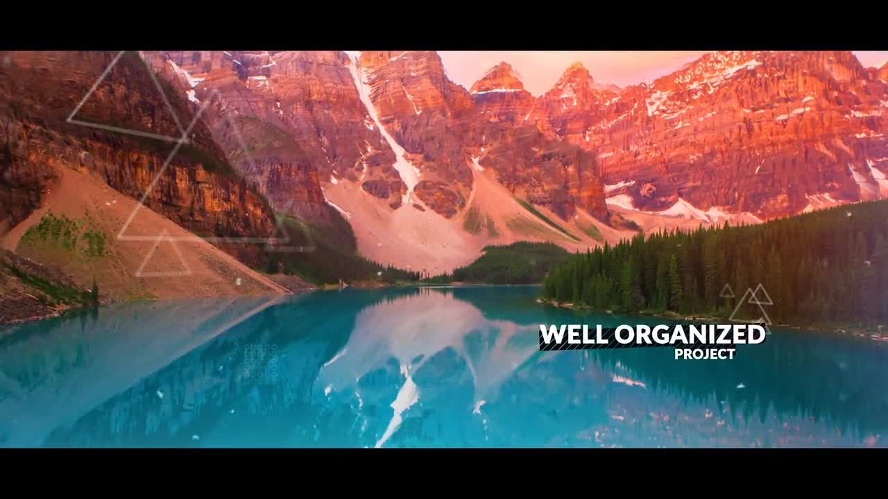 电影视差幻灯片预告片素材库精选AE模板