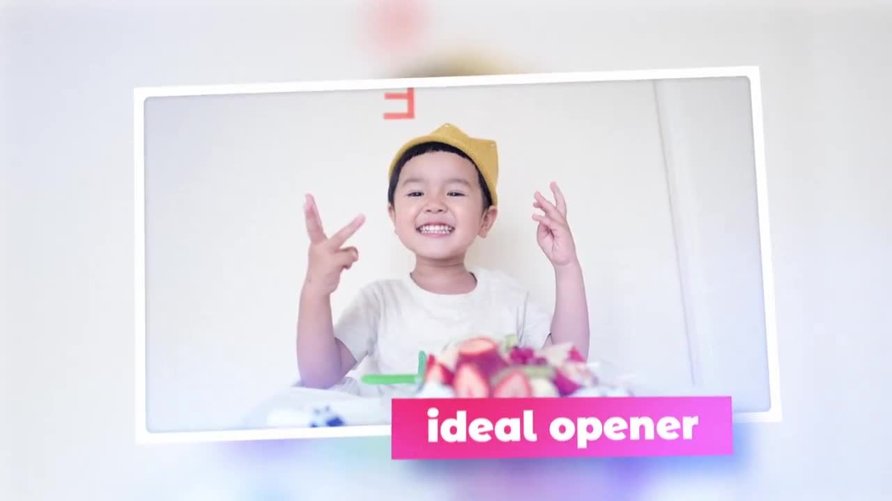 明亮动态的AE过渡转场幻灯片素