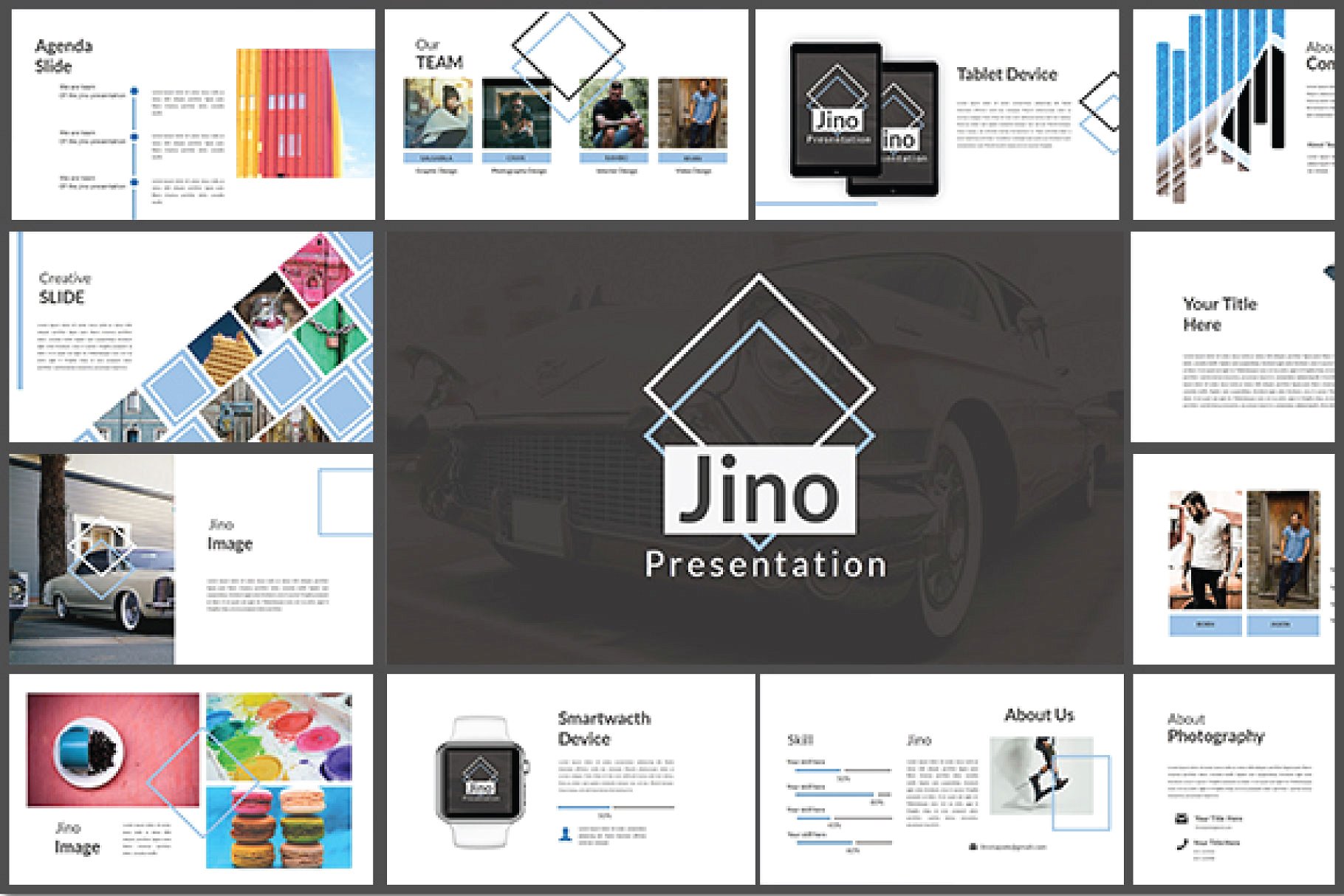 极简主义7合1Powerpoint和keynote模板合辑下载 Bundle 7 in 1 Powerpoint & Keynote [pptx,key]插图(3)