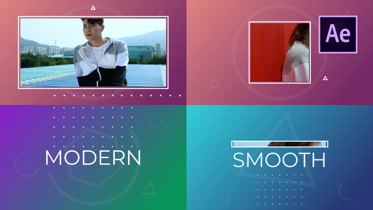 动感时尚片头动画特效素材库精选AE模板