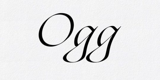 Ogg Font Family素材之家精选英文字体