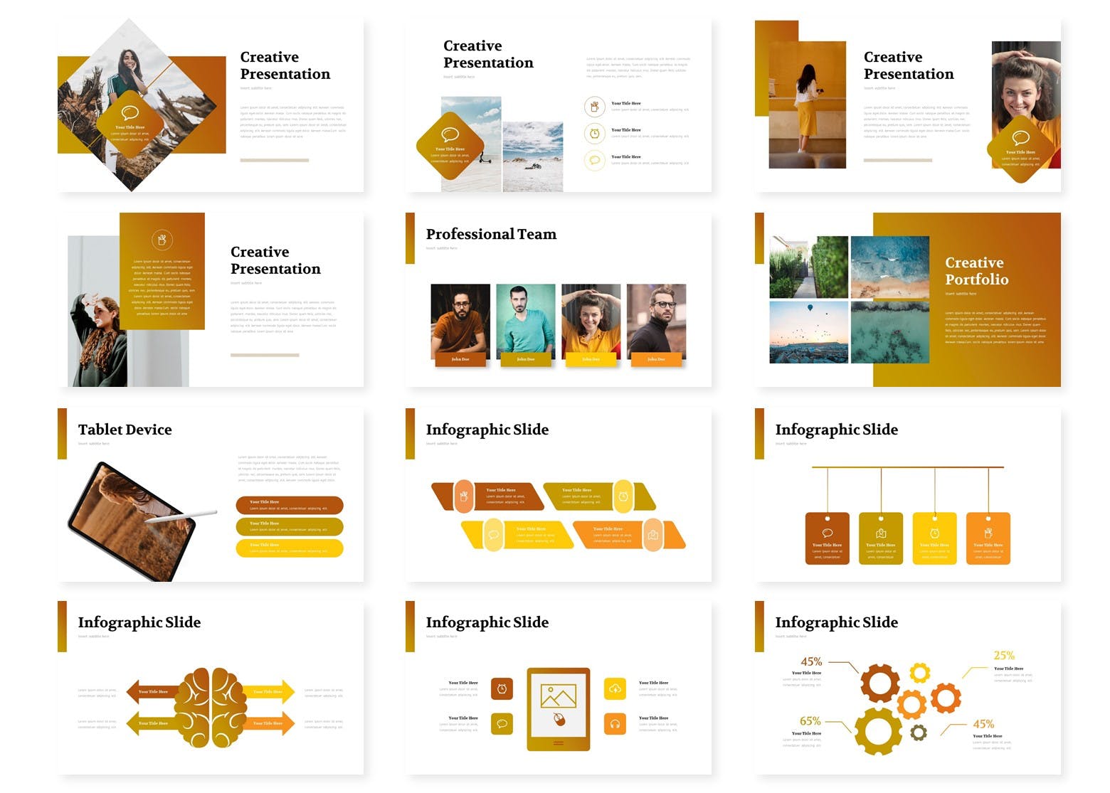企业市场营销主题PPT幻灯片模板 Minaco – Powerpoint Template插图(2)