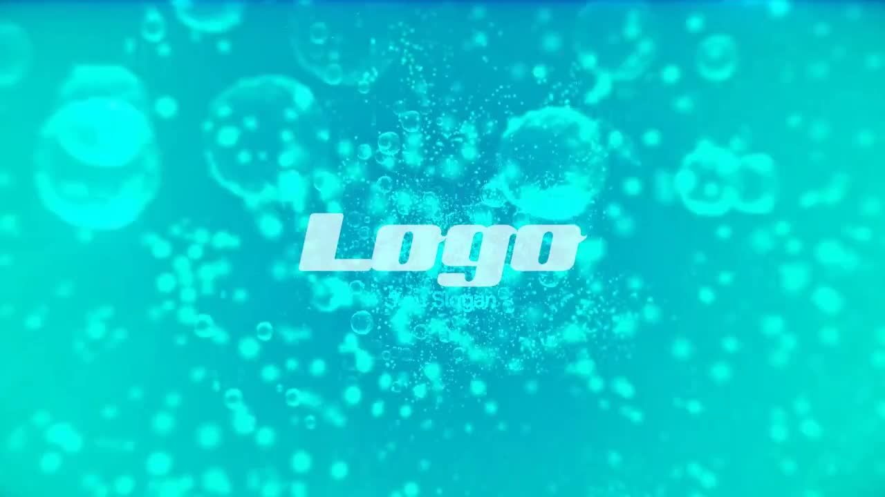 动态气泡logo片头展示素材库精选AE模板