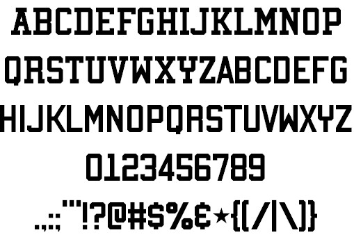 Viridian College font插图1