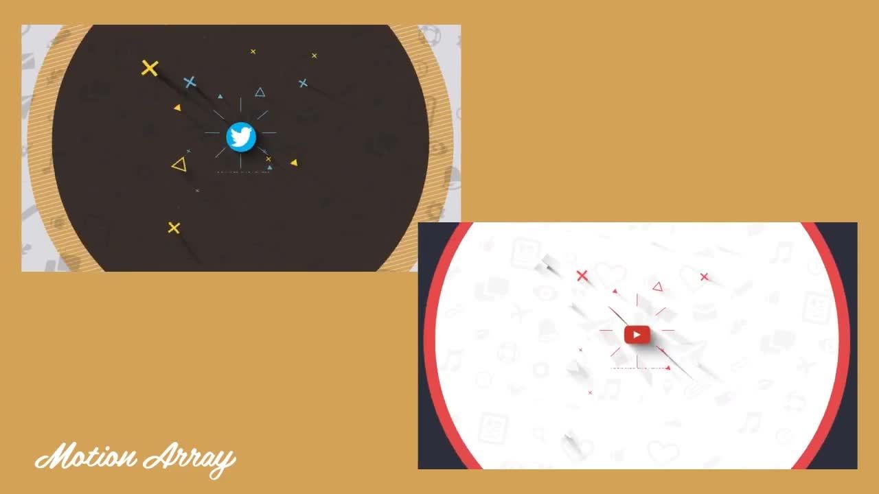 迷你简单简洁的企业LOGO标志展示素材库精选AE模板