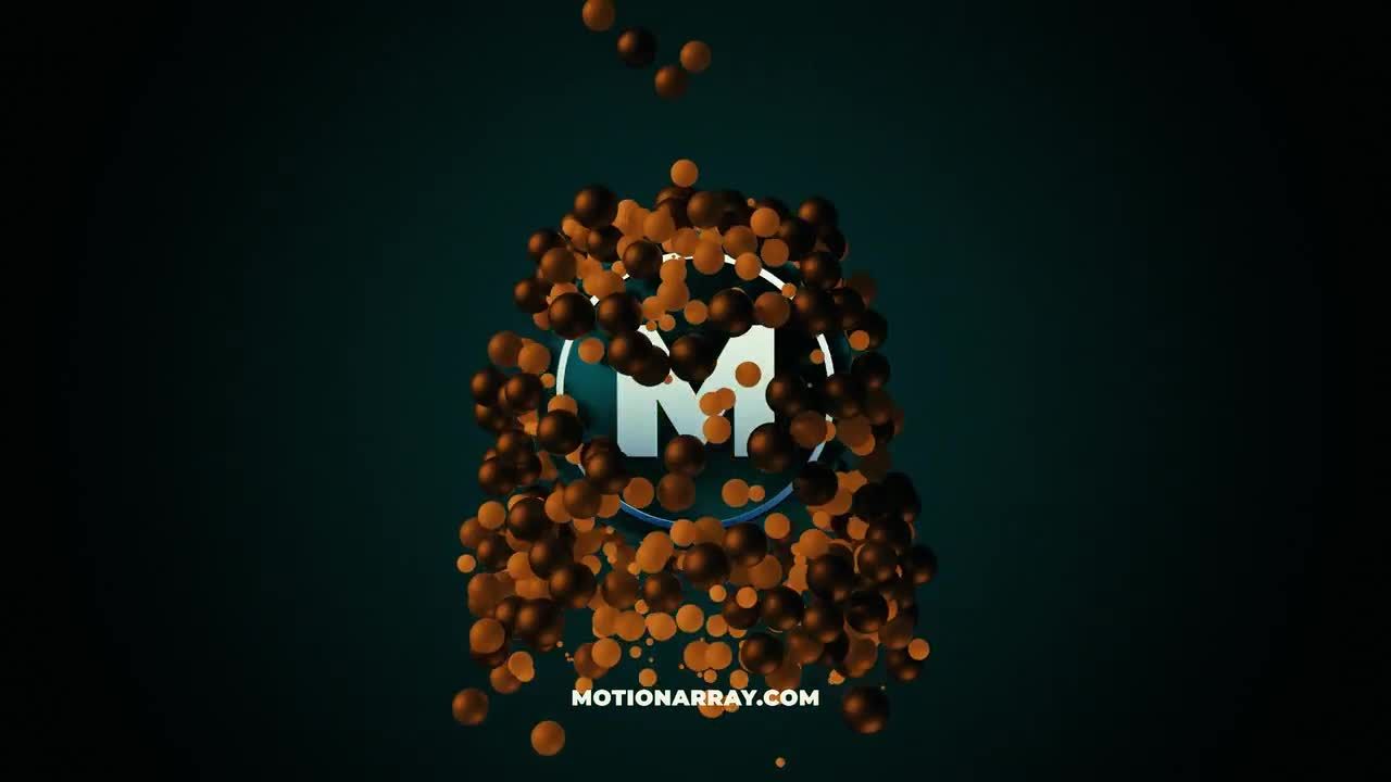 时尚球徽标素材库精选AE模板