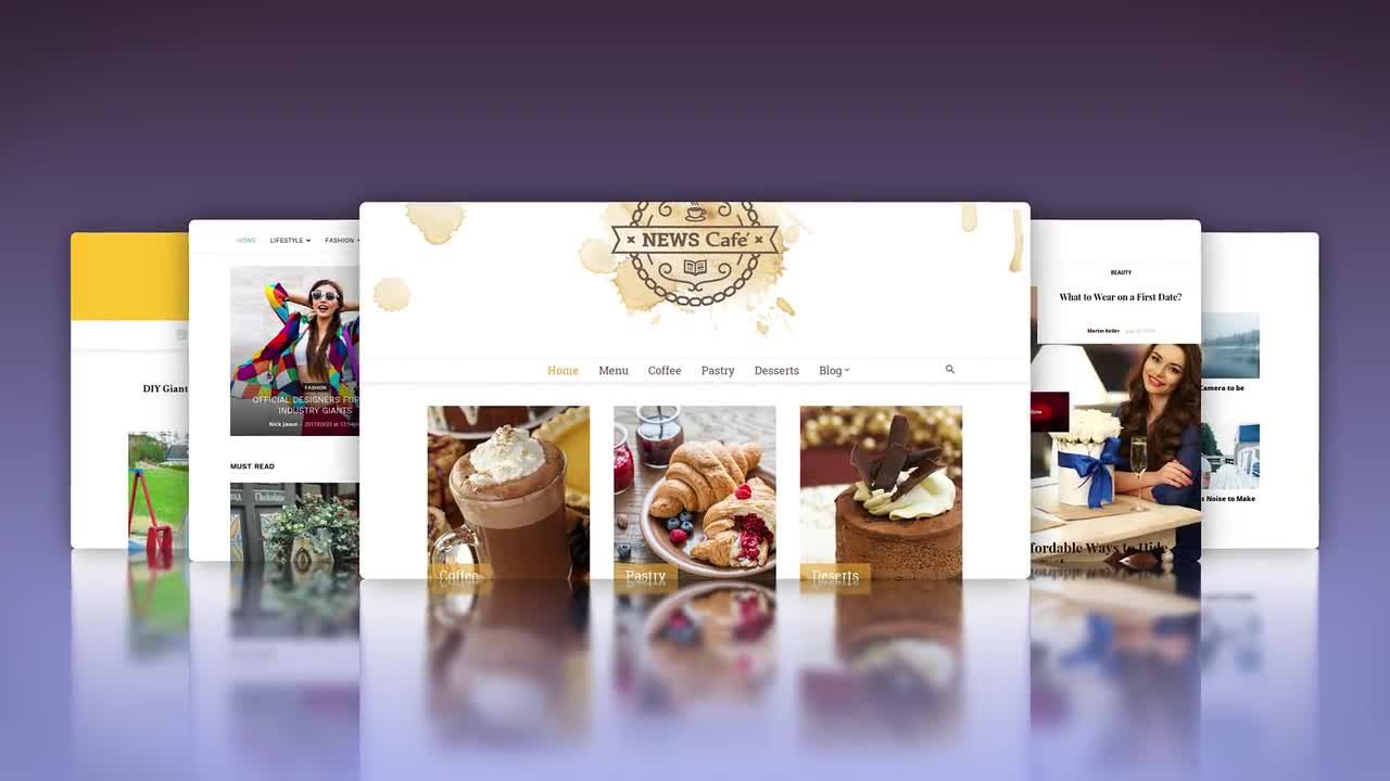 精彩的全方位的网站宣传介绍素材库精选AE模板