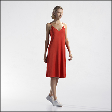 Natalia穿着吊带长裙的女人素材之家精选3D模型