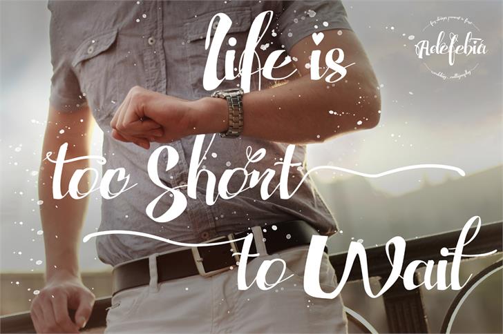 Adefebia Free Font插图10