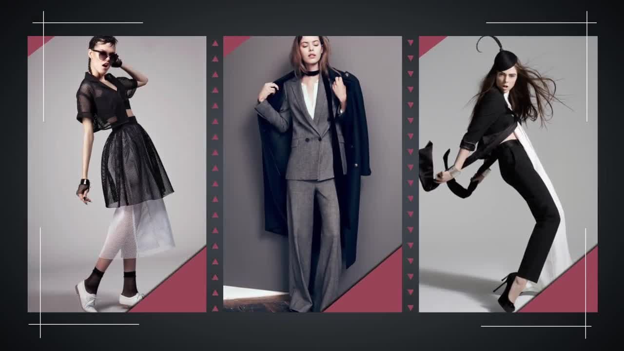 ae时尚与设计幻灯片模板素材