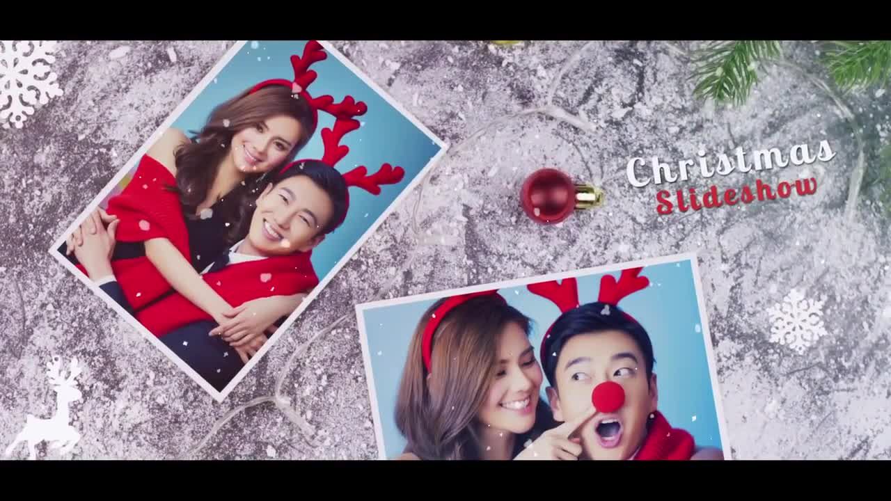 圣诞节时间时尚设计动画素材库精选AE模板