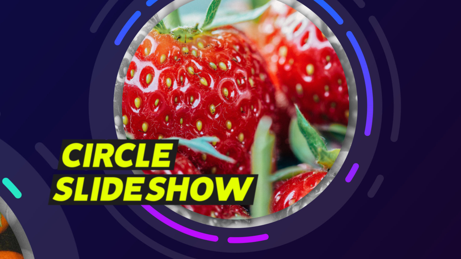 圆形效果旅行幻灯片照片展示素材库精选AE模板