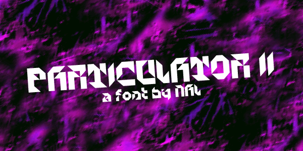 Particulator II font插图 Particulator II font插图