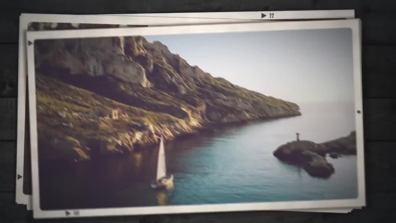 甜蜜回忆幻灯片素材库精选AE模板