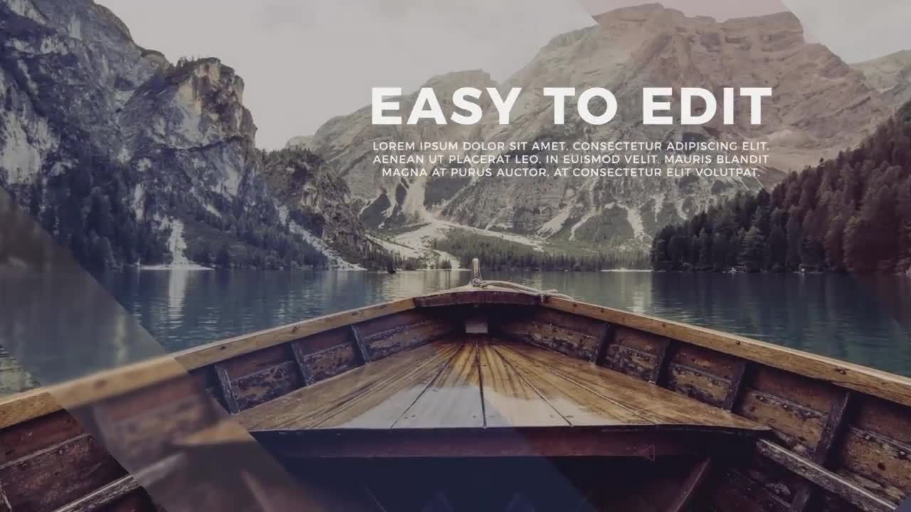 时尚简约的AE促销模板