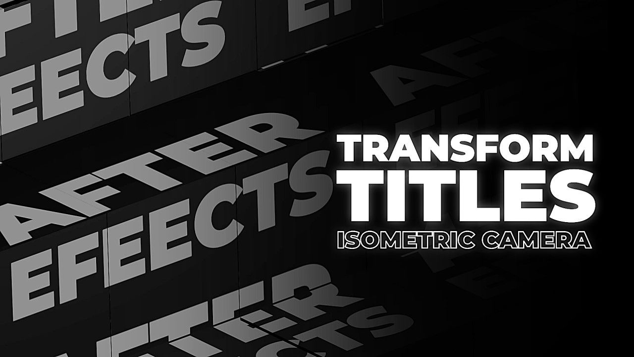 10个精美转换标题素材库精选AE模板