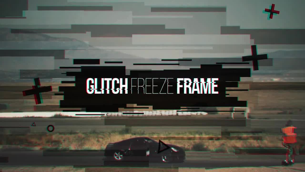 极限运动视频故障冻结帧素材库精选pr模板