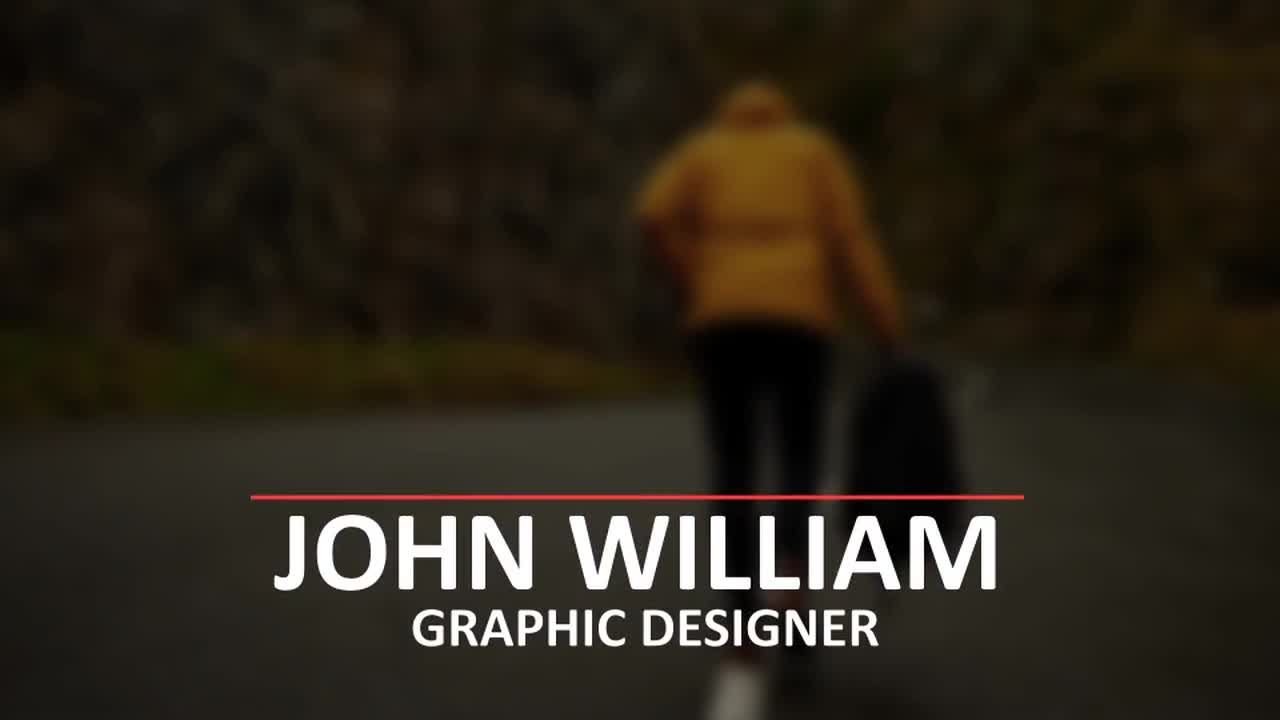 干净而清新的三分之二效果素材库精选AE模板