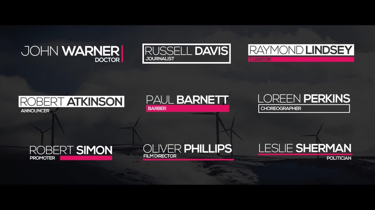 9个独特优雅精致的低三分之一标题动画素材库推荐PR模板