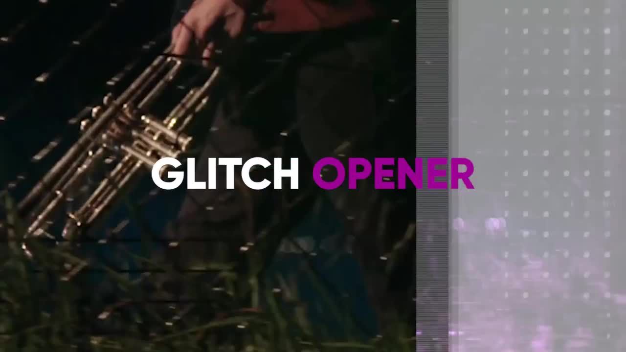 故障动画动态过渡效果素材库精选PR模板