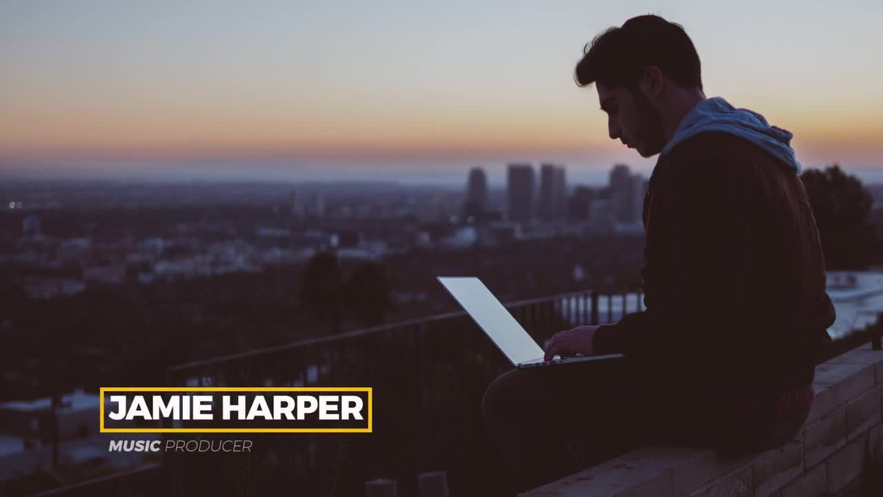 12个现代独特简单的标题动画素材库精选AE模板