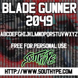 Blade Gunner 2049 St font素材之家精选英文字体