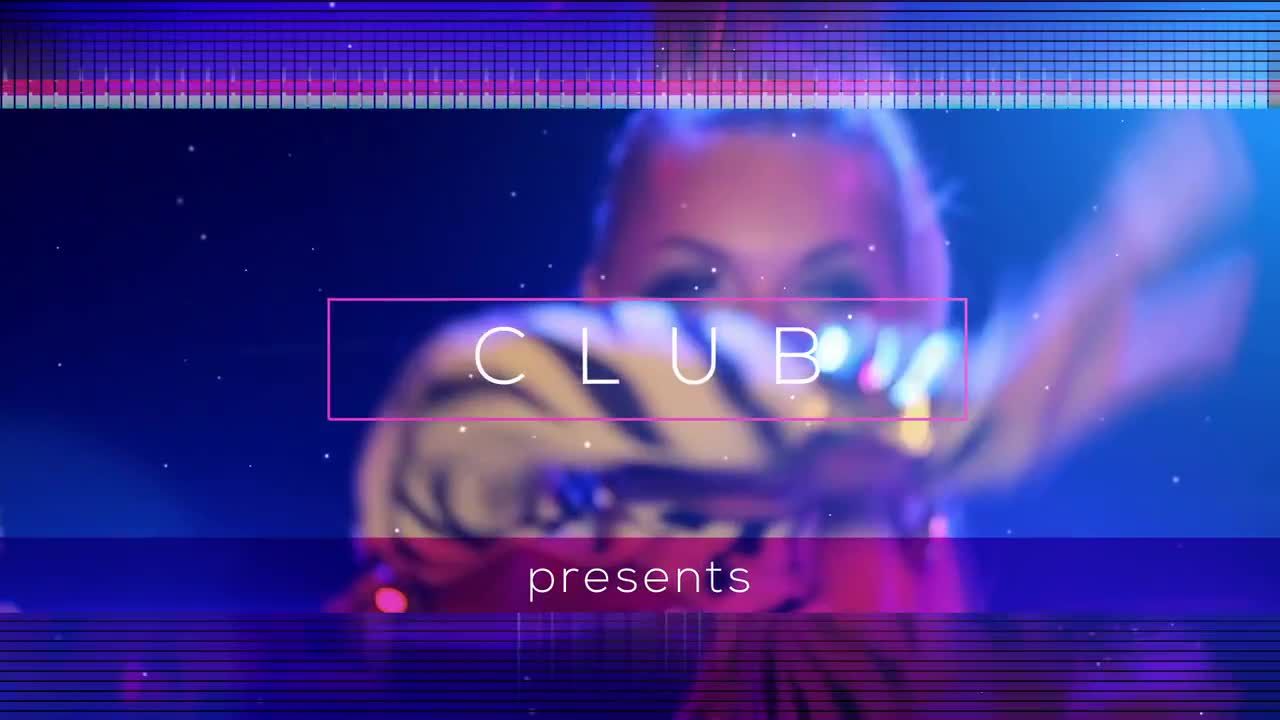 派对开门红开场白素材库精选AE模板