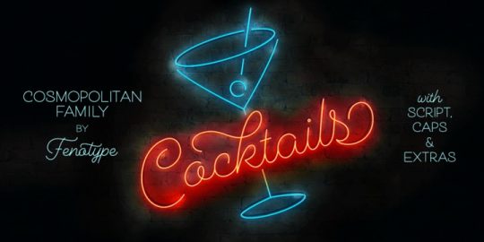 Cosmopolitan – For Extra Swashes, Swirls & Pictograms素材之家精选英文字体