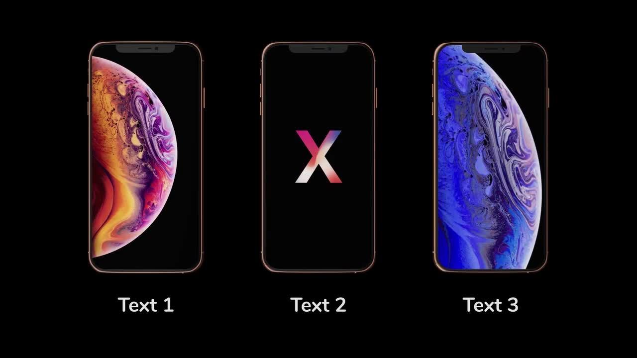 独特的手机模型文本动画素材库精选AE模板