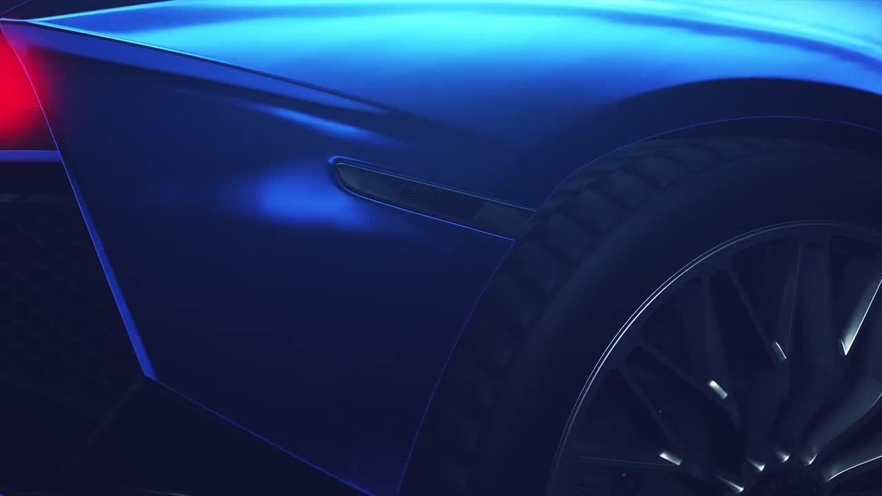 动态动画汽车徽标展示素材库精选AE模板