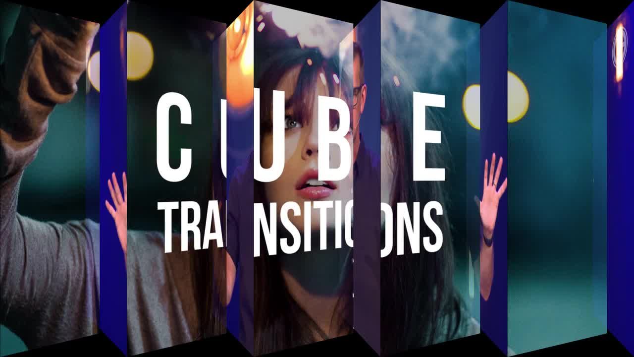 8个立方体过渡素材库精选pr模板