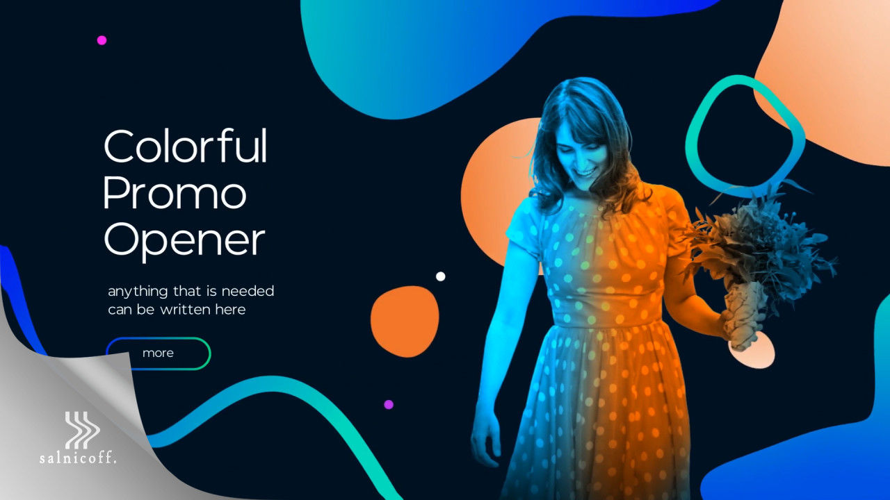 多彩促销开场动画素材库精选AE模板