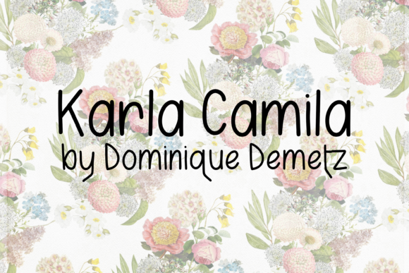 Karla Camila Font素材之家精选英文字体