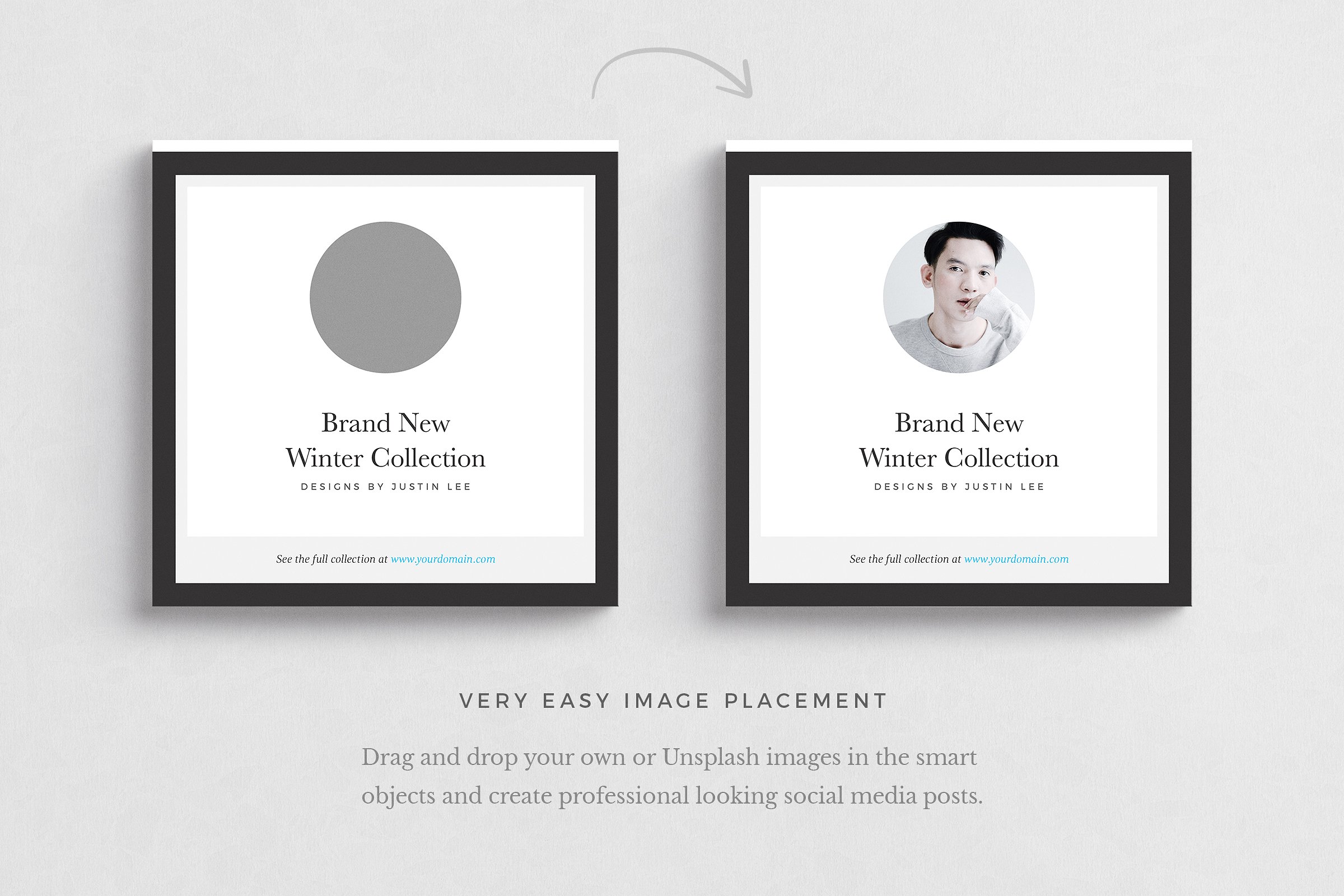 新媒体时尚社交贴图模板素材库精选 New York Social Media Pack插图(4)