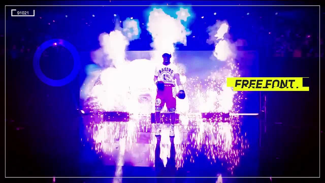 体育动作幻灯片动画素材库精选PR模板