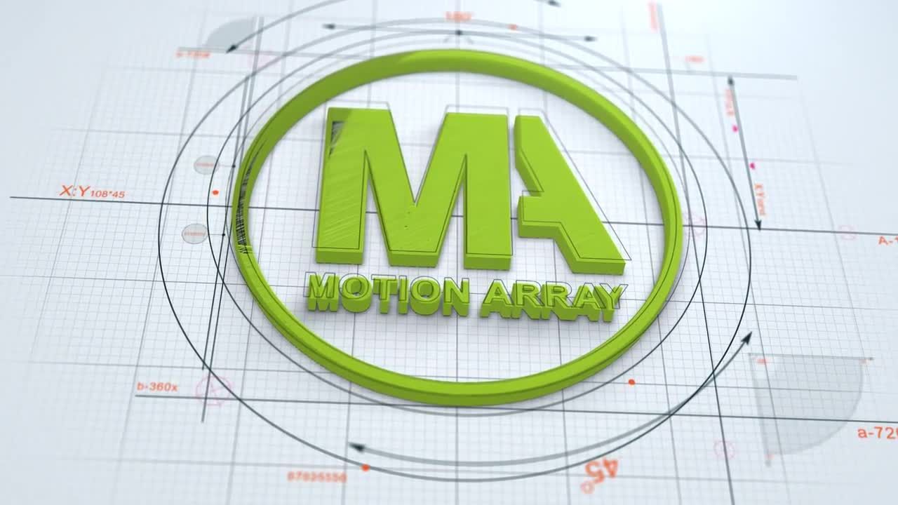 商业广告草图徽标展示素材库精选AE模板