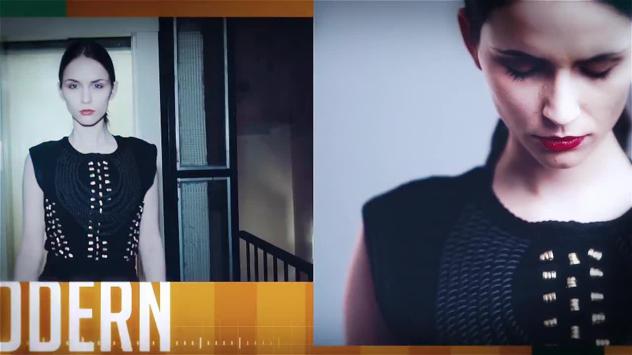 动态时尚幻灯片样式AE动画模板