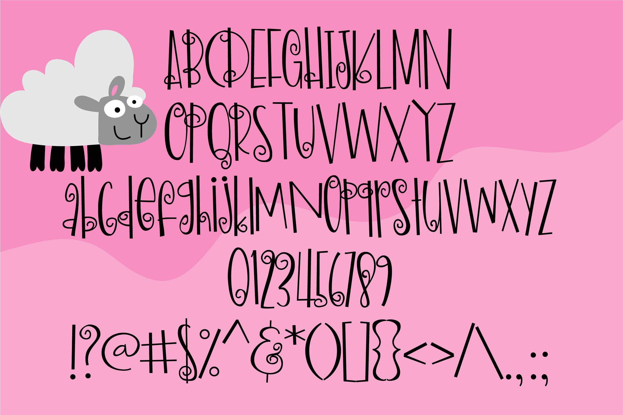 ZP Sundandy Regular Font插图5