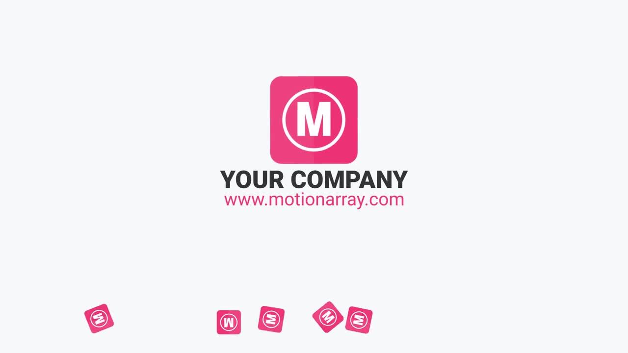 社交媒体徽标开瓶器素材库精选AE模板